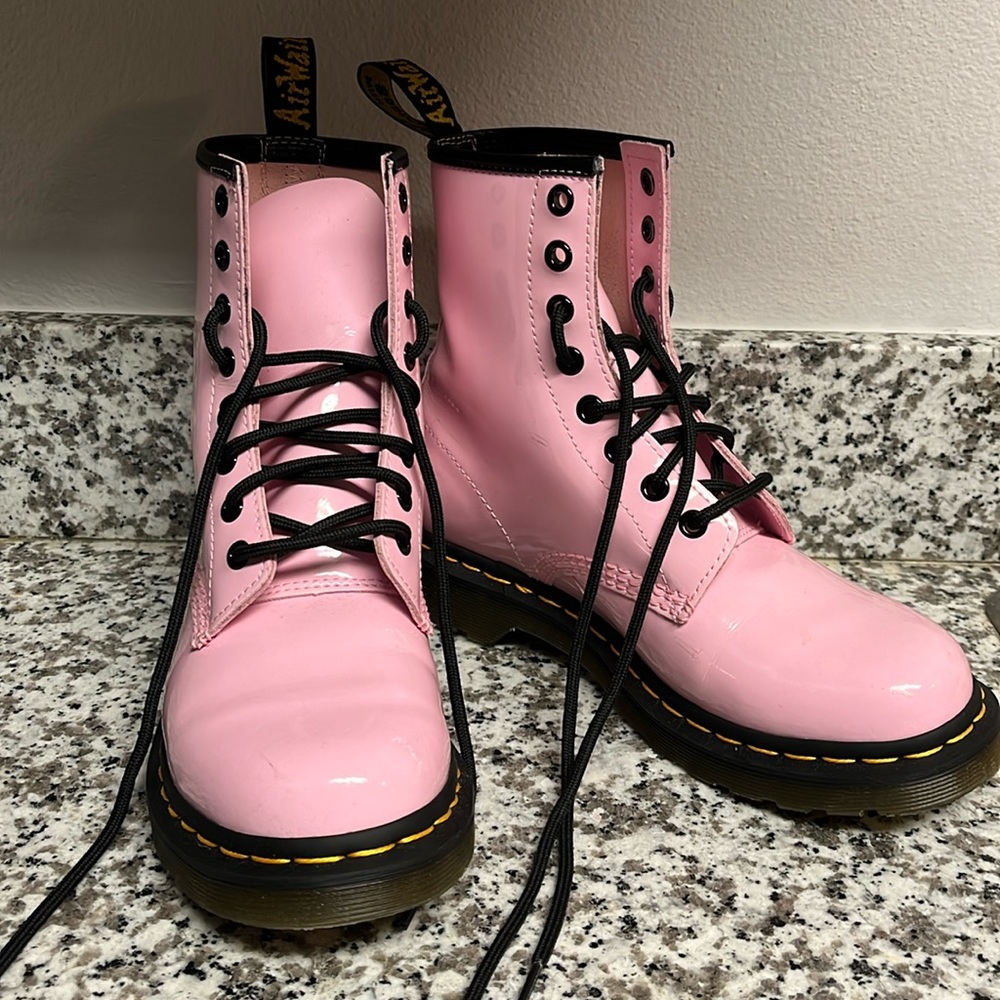 Pink Doc Marten Boots